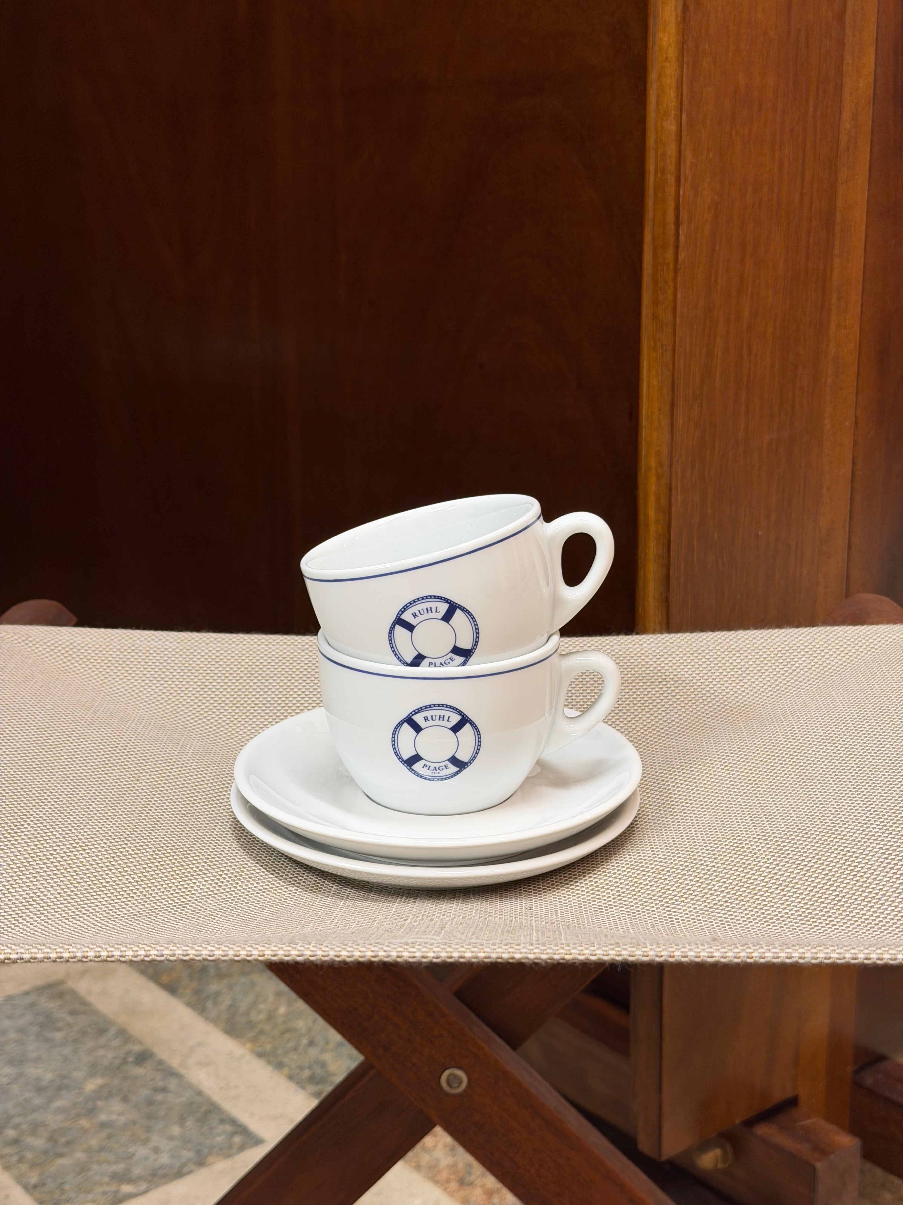 Duo de tasses à cappuccino Ruhl Plage